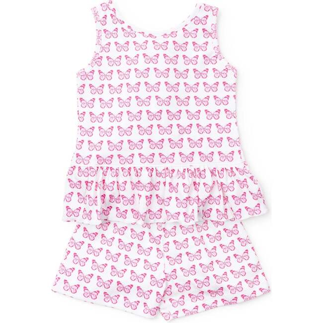 Poppy Girls' Short Set, Cartie Butterflies