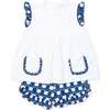 Gentry Girls' Short Set, Up at Bat Baseball - Mixed Apparel Set - 1 - thumbnail
