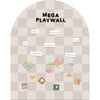 Mega Playwall - Neutral Check - Developmental Toys - 1 - thumbnail
