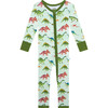 Buddy Convertible One-Piece Zipper Footie, Green - Footie Pajamas - 1 - thumbnail