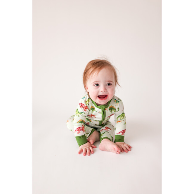 Buddy Convertible One-Piece Bodysuit, Green - Bodysuits - 6