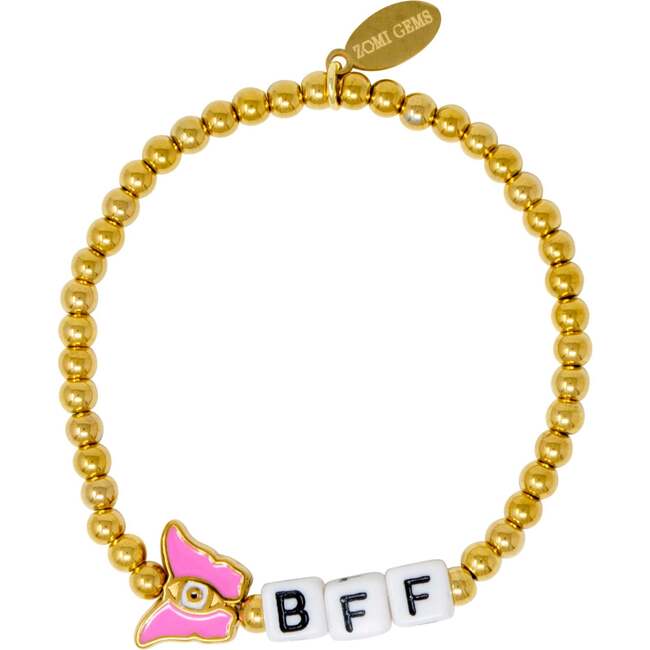 Girl's BFF Butterfly / Heart Bead Bracelet Set - Bracelets - 3