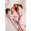 Morgan PJ Set, Heart Print Pink - Pajamas - 2