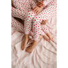 Morgan PJ Set, Heart Print Pink - Pajamas - 4