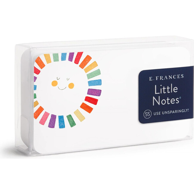 Set of 55 Little Notes, Rainbow Sun