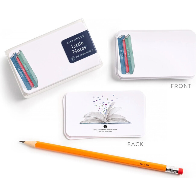 Set of 55 Little Notes, Book Lover