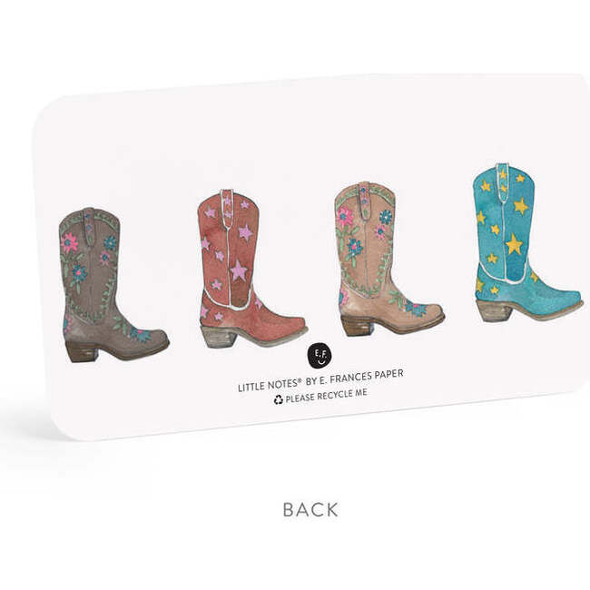 Set of 55 Little Notes®, Cowboy Boot - Paper Goods - 4