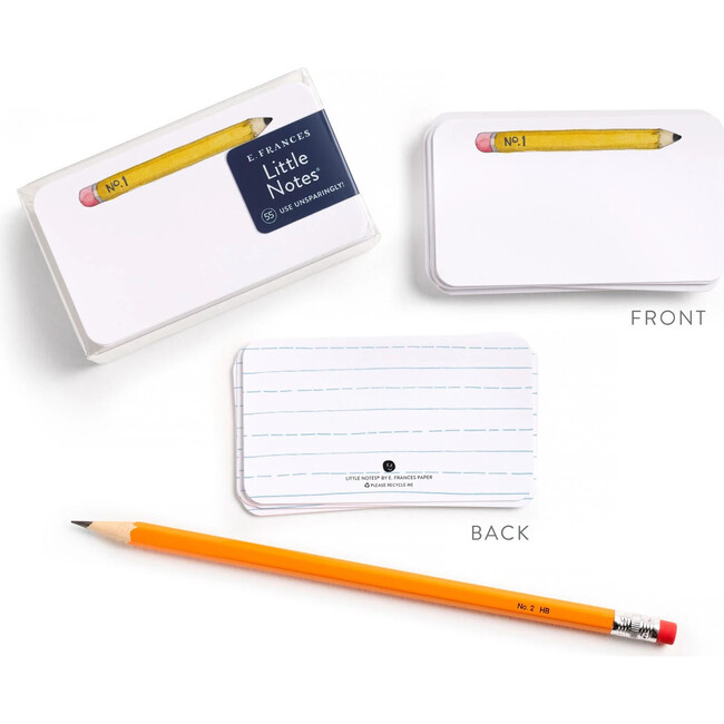 Set of 55 Little Notes, Pencil