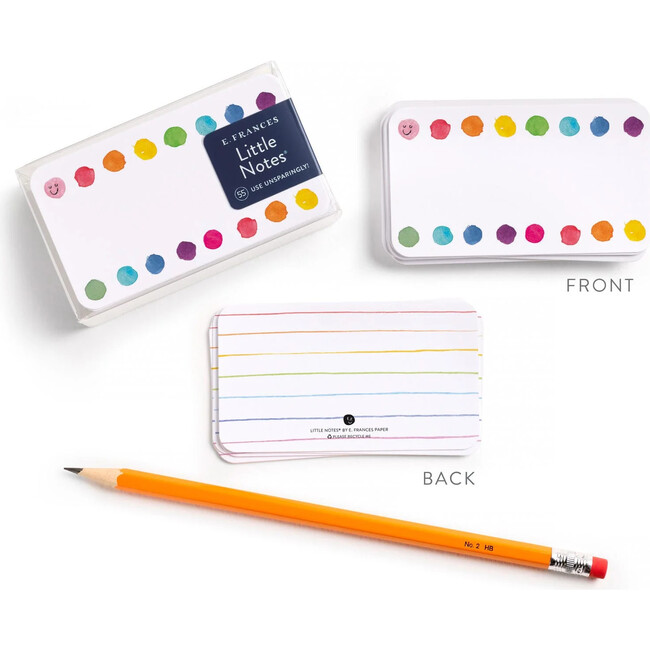 Set of 55 Little Notes, Happy Dots