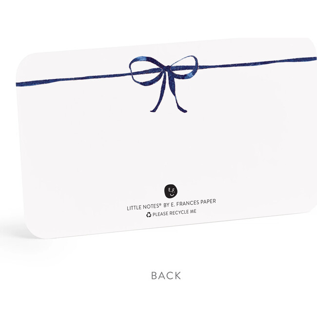 Set of 55 Little Notes®, Navy Bow - Paper Goods - 4