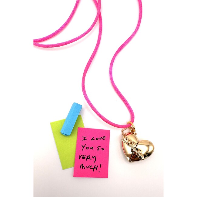 Valentine's Heart Locket Necklace