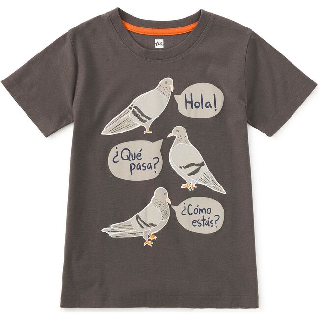Spanish Pigeon Graphic Tee, Pepper