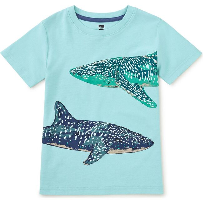 Whale Shark Graphic Tee, Canal Blue
