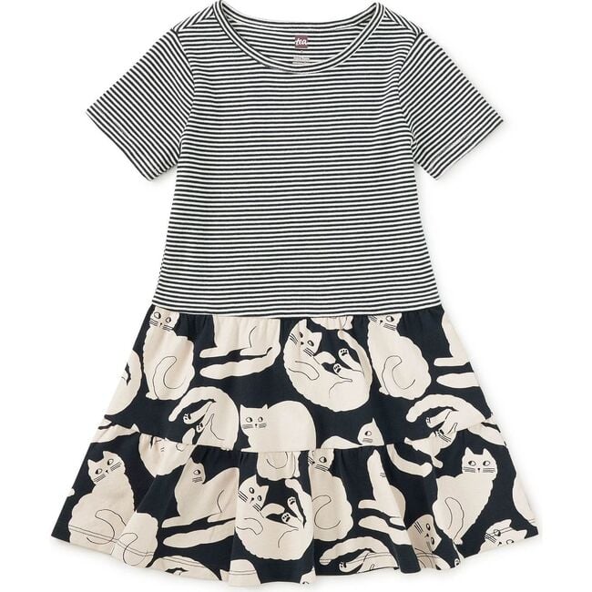 Tier Skirted Twirl Dress, Curious Cats