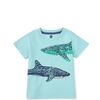 Whale Shark Graphic Tee, Canal Blue - T-Shirts - 2
