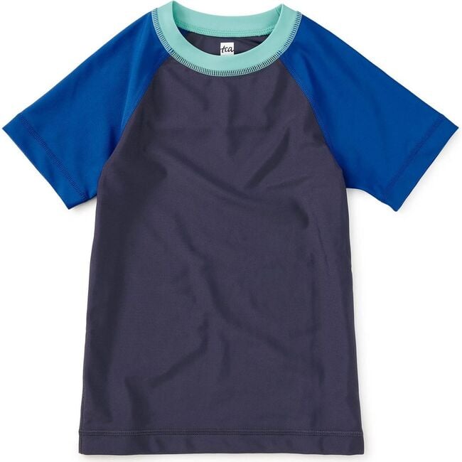 Short Sleeve Rash Guard, Indigo