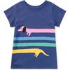 Rainbow Dachsund Graphic Tee, Triumph - T-Shirts - 1 - thumbnail