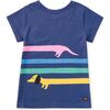 Rainbow Dachsund Graphic Tee, Triumph - T-Shirts - 2