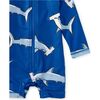Rash Guard Baby Swimsuit, Hammerhead Sharks - One Pieces - 2
