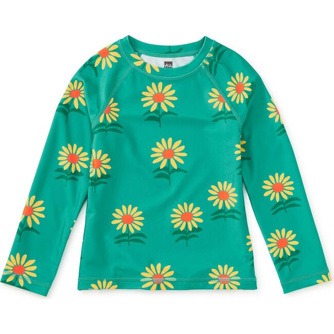 Long Sleeve Rash Guard, Sunflowers