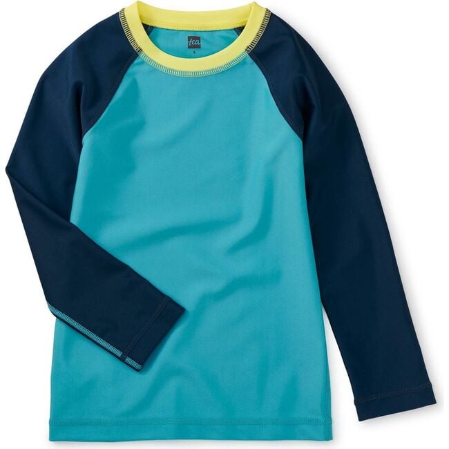 Long Sleeve Rash Guard, Ocean Breeze