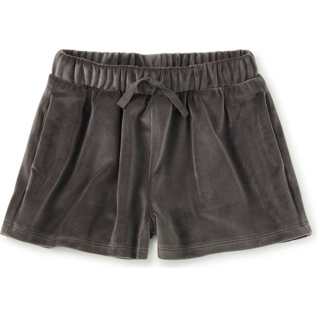 Comfy Velour Shorts, Pepper