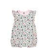 Flutter Baby Romper, Azulejos Florales - Rompers - 1 - thumbnail