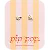 Paper Airplane Studs, White - Earrings - 3