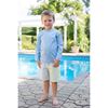 Blue Long Sleeve Rashguard - Swim Trunks - 2