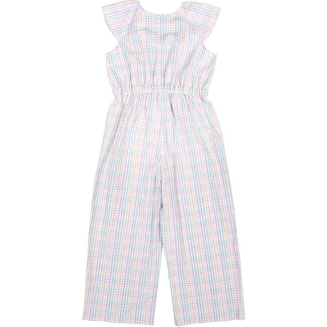 Plaid Seersucker Jumpsuit - Rompers - 3