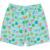 Tropical Print Swim Trunk - Swim Trunks - 1 - thumbnail