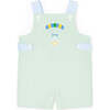 Seersucker Shortall With Parachute Bear - Rompers - 1 - thumbnail