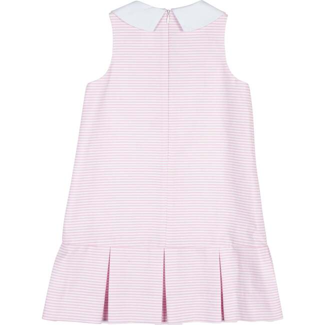 Stripe Pique Dress With Tulips - Dresses - 4