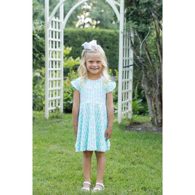 Printed Knit Tulip Twirl Dress - Dresses - 3