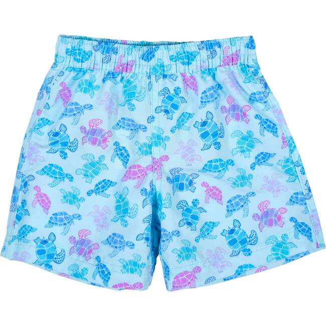Turtle Print Swim Trunk