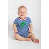 Stripe Knit Shortall With Lizard - Rompers - 1 - thumbnail