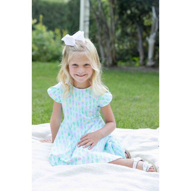Printed Knit Tulip Twirl Dress - Dresses - 4