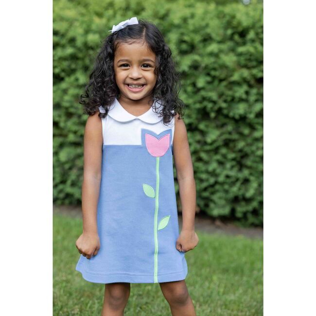 Pique Knit Dress With Tulip - Dresses - 3