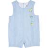 Linen-Look Shortall With Trains - Rompers - 1 - thumbnail