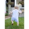 Linen-Look Shortall With Trains - Rompers - 3