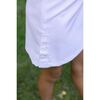 Stripe Pique Dress With Side Buttons - Dresses - 2