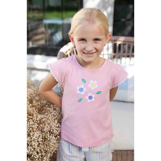 Knit Top With Flowers