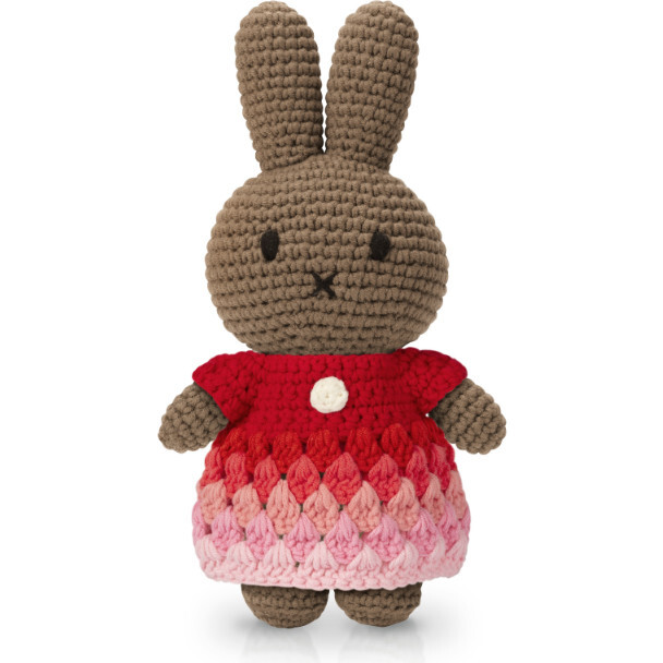 Melanie and her Red Rainbow Dress