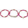Julia Monogrammed Bracelet Set - Bracelets - 1 - thumbnail