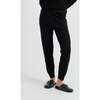 Wool Cashmere Cuffed Joggers, Black - Pants - 1 - thumbnail