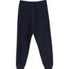Wool Cashmere Cuffed Joggers, Navy - Pants - 5