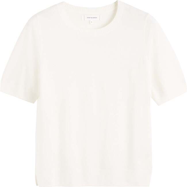 Pure Merino T-shirt, Cream - Sweaters - 3