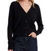 Pure Merino Cardigan, Black - Sweaters - 1 - thumbnail