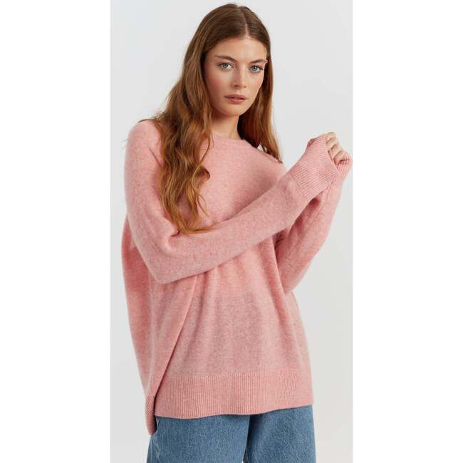 Pure Cashmere Summer Slouchy Sweater, Pink