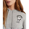 Wool-Cashmere Peanuts Athletics Dpt Hoodie, Light Grey - Sweaters - 4